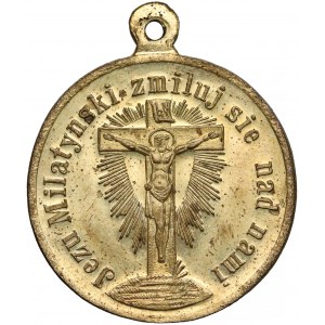 Medalik religijny Matka Boska Częstochowska / Jezu Milatynski 