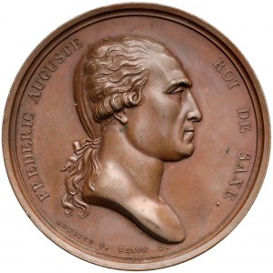 France, Medal - Frederick Augustus I visitation in Paris Mint 1809