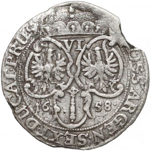 Deutschland, Brandenburg-Preußen, Friedrich Wilhelm, 6 Groschen Königsberg 1658