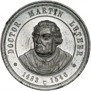 Łotwa, Ryga, Medal Doktor Martin Luther 1883 r.