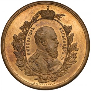 Rosja, Aleksander III, Medal Wystawa Wszechrosyjska Moskwa 1882 r. 