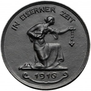 Deutschland, Medaille In Eiserner Zeit... 1916