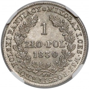 1 złoty polski 1830 F.H. - PIĘKNA