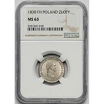 1 złoty polski 1830 F.H. - PIĘKNA