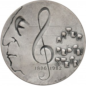 1984 r. Medal SREBRO Artur Rubinstein - RZADKOŚĆ (1 z 4 sztuk)