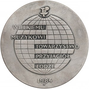 1984 r. Medal SREBRO Artur Rubinstein - RZADKOŚĆ (1 z 4 sztuk)