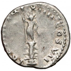 Tytus, Denar Rzym (79) - Statua - bez PP - b.rzadki