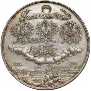 Jan III Sobieski, Medal Święta Liga 1684 (Höhn) - WYŚMIENITY