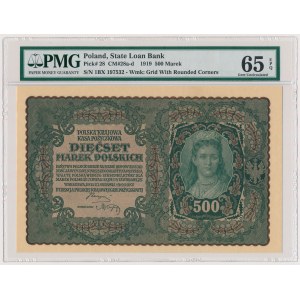 500 mkp 08.1919 - I Serja BX