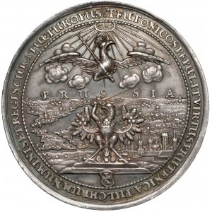 Jan II Kazimierz, Medal 200-lecie przyłączenia Prus do Polski 1654 r. (Höhn)