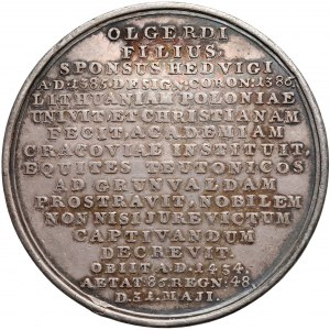 Medal z suity królewskiej - Władysław Jagiełło - Holzhäusser - ex Herstal