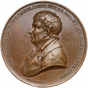 1817 r. Medal Otwarcie Biblioteki przez J.M. Ossolińskiego, Lwów