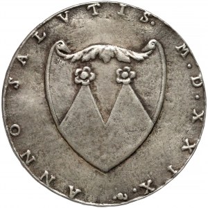 Deutschland, ABGUSS Medaille Anna Rechlinger von Haldenberg 1529 