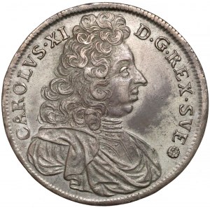 Sweden, Carl XI, 4 Mark 1696