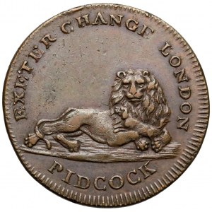 Great Britain, Middlesex, Token (Farthing) Pidcock's Exhibition 1801