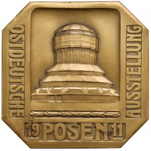 1911 r. Medal Wschodnioniemiecka Wystawa Przemysłu... Poznań - rzadki