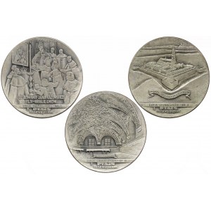 Medale SREBRO seria Jasnogórska nr 5, 7, 8 (3szt)