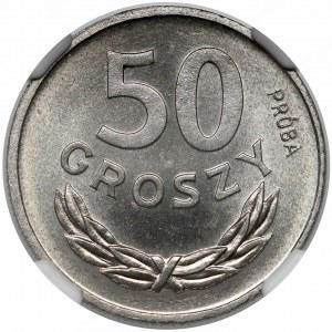 Próba NIKIEL 50 groszy 1949