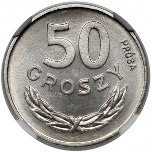 Próba NIKIEL 50 groszy 1949