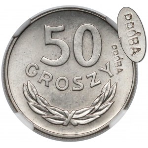 Próba NIKIEL 50 groszy 1957