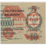5 groszy 1924 - prawa połowa 