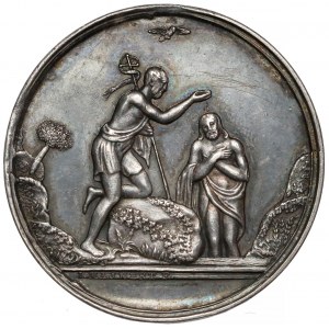 Medal chrzcielny, Majnert 1887 r. 
