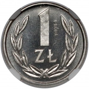 Próba NIKIEL 1 złoty 1989