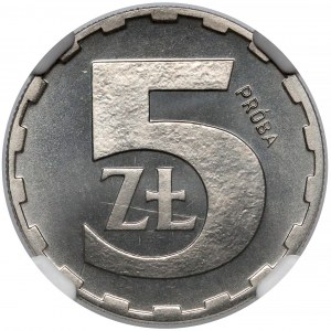 Próba NIKIEL 5 złotych 1979