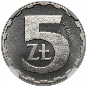 Próba NIKIEL 5 złotych 1979