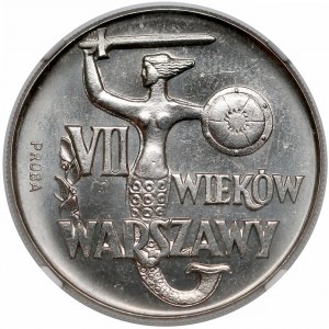 Próba NIKIEL 10 złotych 1965 VII Wieków Warszawy