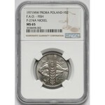 Próba NIKIEL 10 złotych 1971 FAO - Ryba