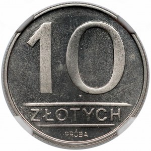 Próba NIKIEL 10 złotych 1984