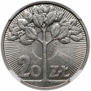 Próba NIKIEL 20 złotych 1973 Drzewo