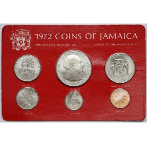 Jamaica, Set of coins 1972