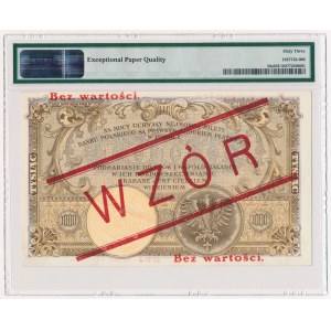 1.000 złotych 1919 - WZÓR - wysoki nadruk 