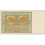 50 złotych 1929 - B.R. - kropka między literami serii 