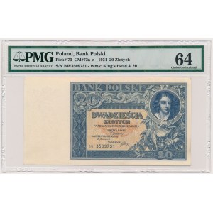20 złotych 1931 - BW 