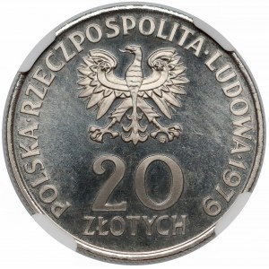 Próba NIKIEL 20 złotych 1979 Szpital Centrum Zdrowia Dziecka