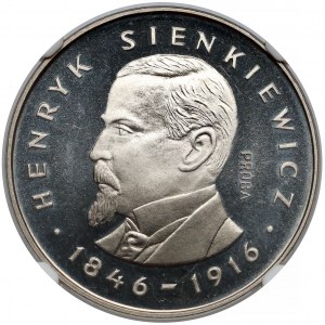 Próba NIKIEL 100 złotych 1977 Sienkiewicz - w lewo