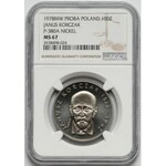 Próba NIKIEL 100 złotych 1978 Janusz Korczak - na wprost