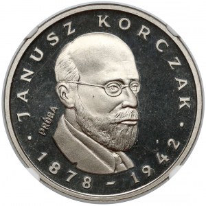 Próba NIKIEL 100 złotych 1978 Janusz Korczak - w prawo
