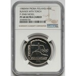 Próba NIKIEL 100 złotych 1980 XXII Olimpiada - znicz 