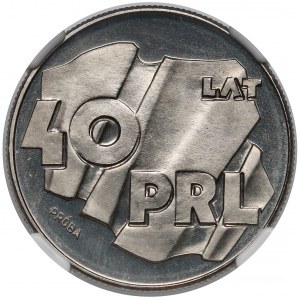 Próba NIKIEL 100 złotych 1984, 40 lat PRL