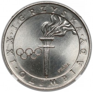 Próba NIKIEL 200 złotych 1976 Igrzyska - pełny znicz olimpijski