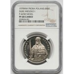 Próba NIKIEL 200 złotych 1979 Mieszko I - półpostać