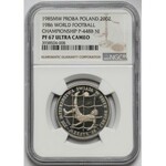 Próba NIKIEL 200 złotych 1985 MŚ w Piłce Nożnej Meksyk