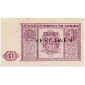 1 złoty 1946 - SPECIMEN 