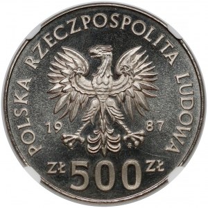 Próba NIKIEL 500 złotych 1987 Olimpiada Seul