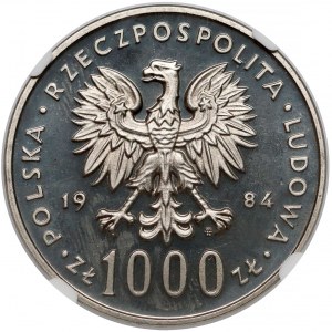 Próba NIKIEL 1.000 złotych 1984 Wincenty Witos