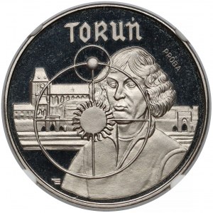 Próba NIKIEL 5.000 złotych 1989 Toruń - Mikołaj Kopernik